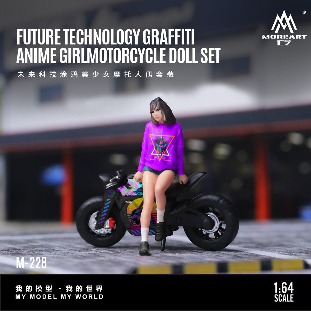 Preorder] MoreArt 1:64 FUTURE TECHNOLOGY GRAFFITI ANIME GIRL