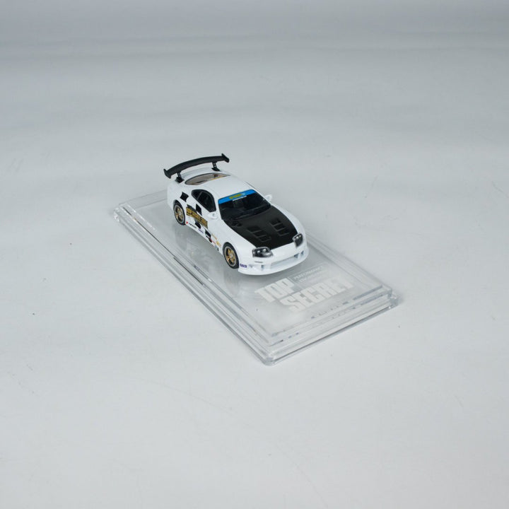 BM Creations 1:64 Toyota Supra X Top Secret (JZA80) White HEC 64B0431