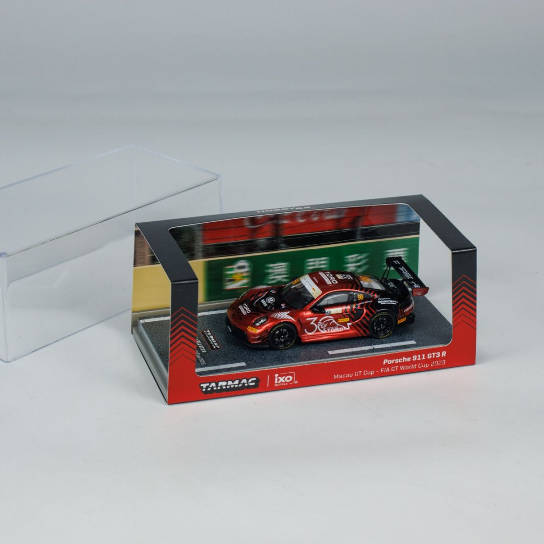 Tarmac Works 1:64 Porsche 911 GT3 R, Macau GT Cup - FIA GT World