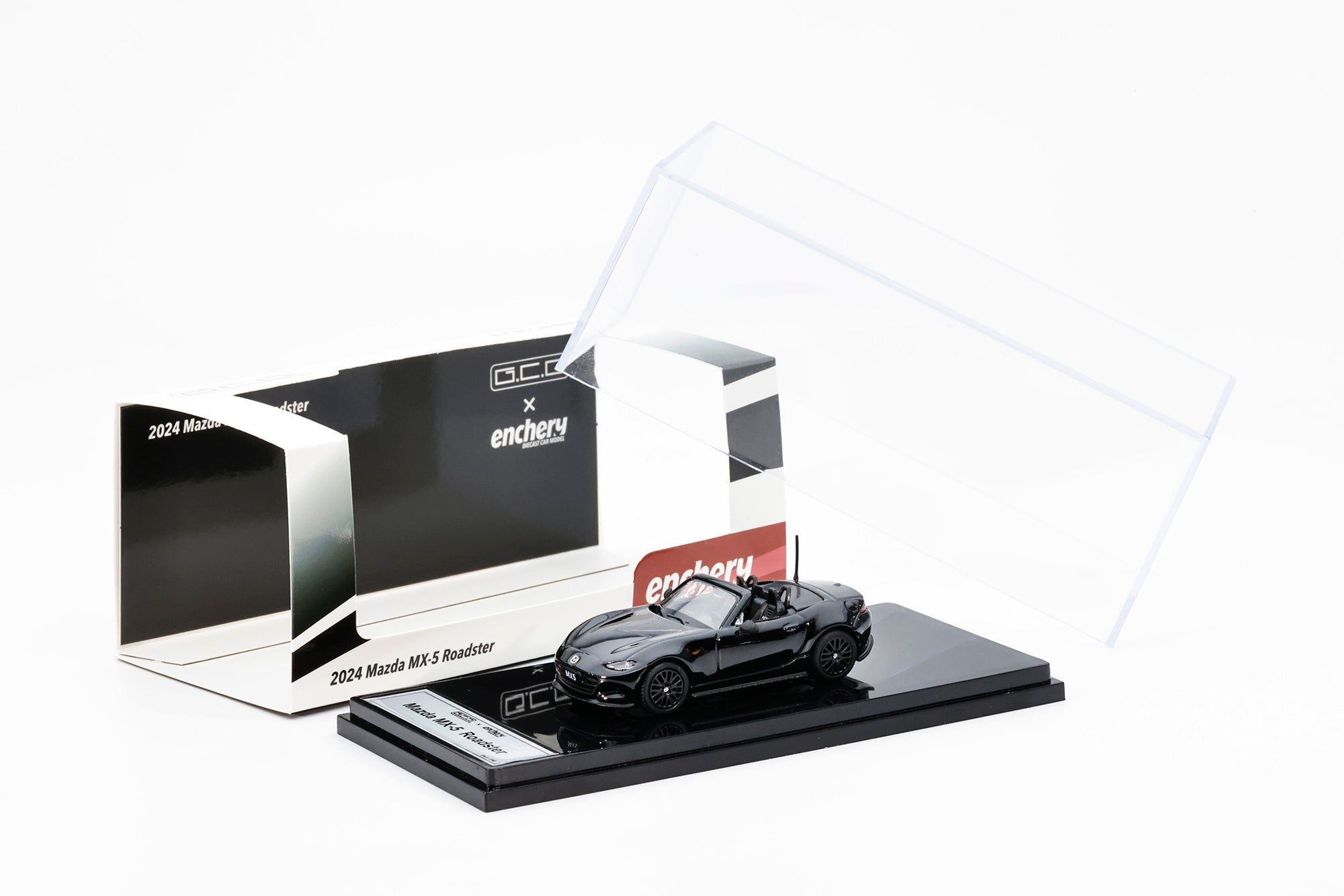 Preorder] GCD x ENCHERY 1:64 Mazda MX-5RF LHD Black GE-006-37