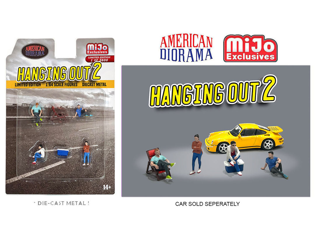 American Diorama 1:64 Mijo Figure Set - Hanging Out 2 AD-76518MJ