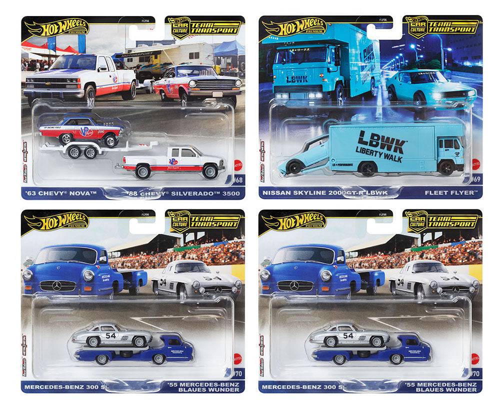 Hot Wheels 1:64 Team Transport 2024 C Case Assortment