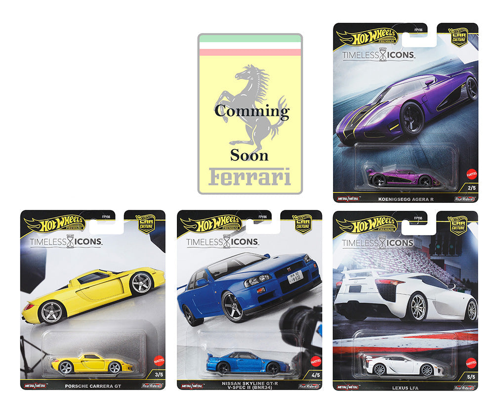 Preorder] Hot Wheels 1:64 Car Culture 2025 N Case – Timeless
