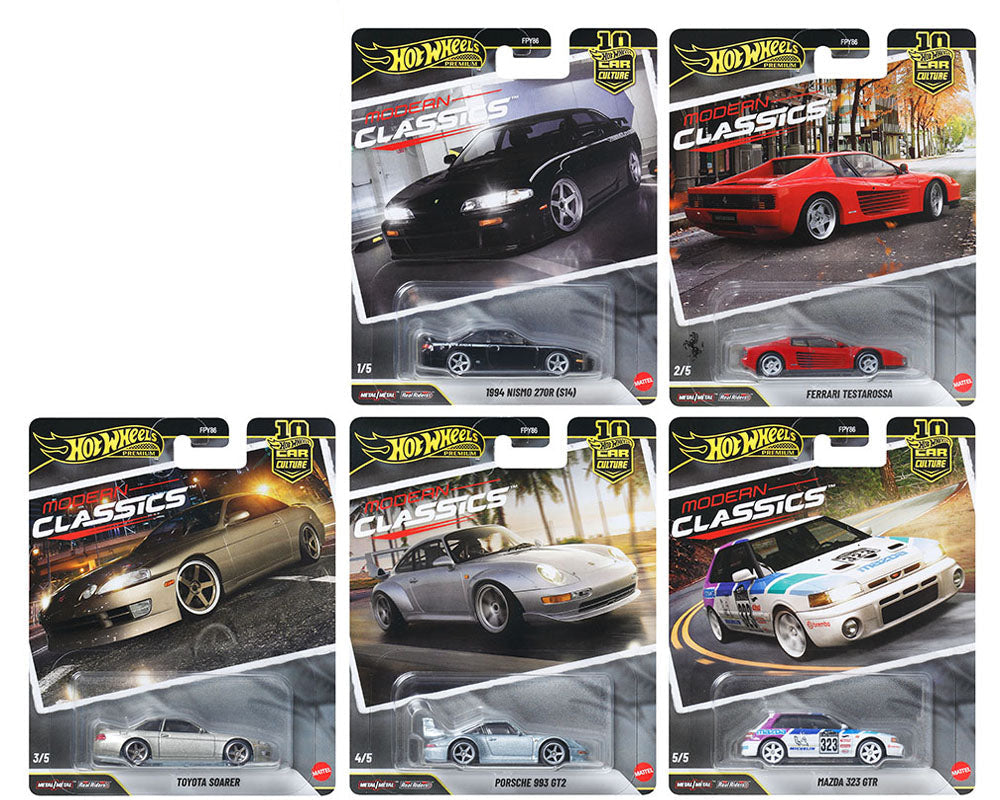 Hot Wheels 1:64 Car Culture 10th Anniversary 2026 S Case – Modern