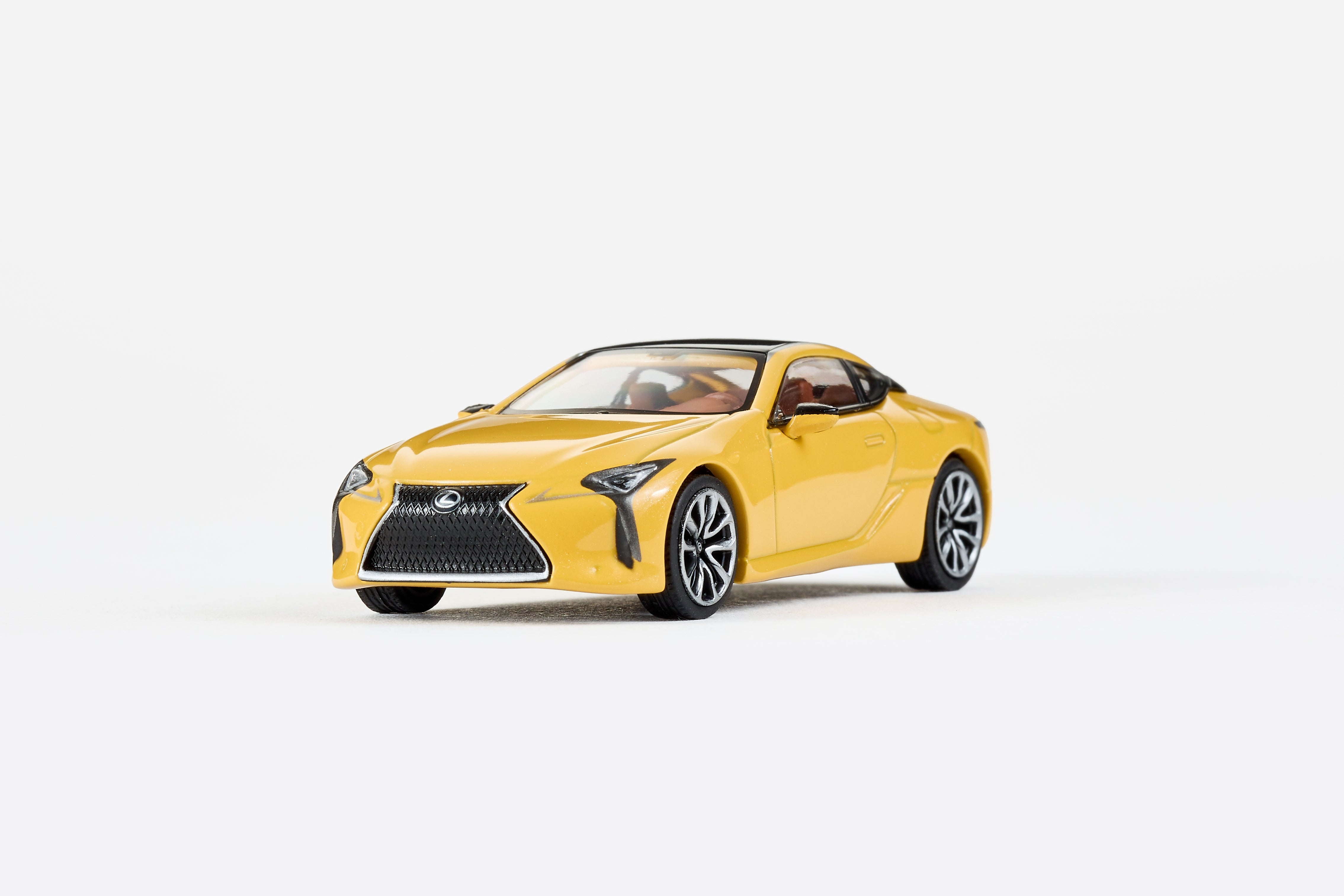 Masdi 1:64 Lexus LC500h 2020 Yellow LEX1208 – Horizon Diecast