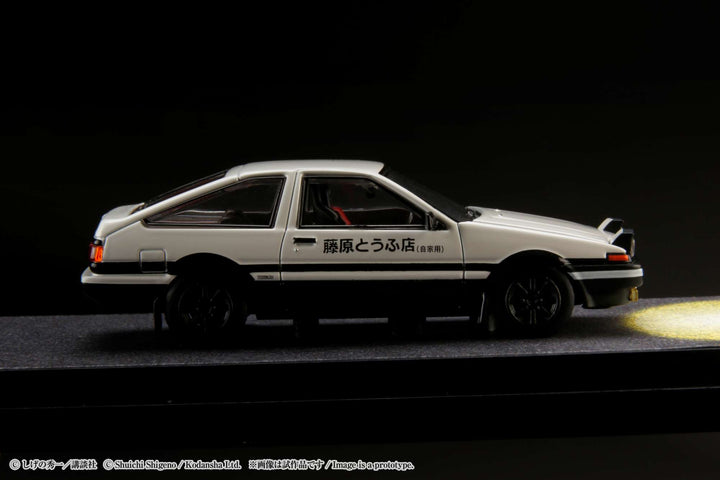 Hobby Japan 1:64 Toyota SPRINTER TRUENO GT APEX (AE86) / INITIAL D Engine Mounted Model with Wataru Akiyama