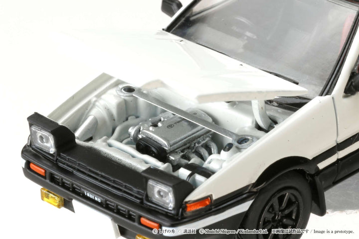 Hobby Japan 1:64 Toyota SPRINTER TRUENO GT APEX (AE86) / INITIAL D Engine Mounted Model with Wataru Akiyama