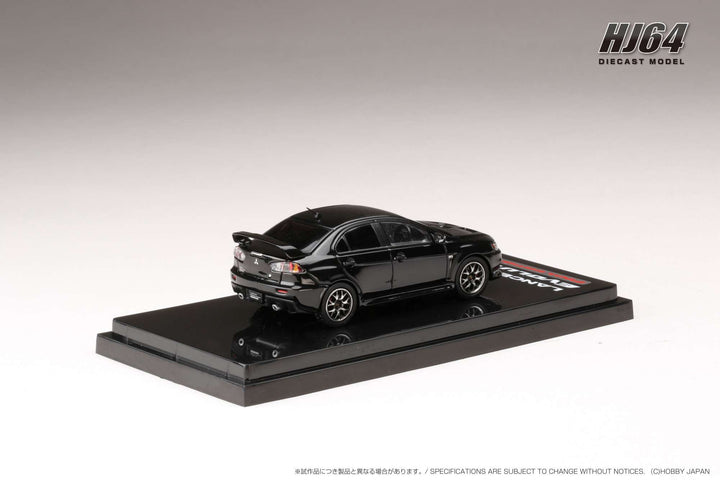 Hobby Japan 1:64 MITSUBISHI LANCER EVOLUTION Ⅹ FINAL EDITION WITH ENGINE DISPLAY MODEL (5 Colors) HJ642053