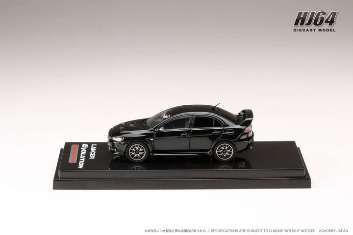 Hobby Japan 1:64 MITSUBISHI LANCER EVOLUTION Ⅹ FINAL EDITION WITH ENGINE DISPLAY MODEL (5 Colors) HJ642053