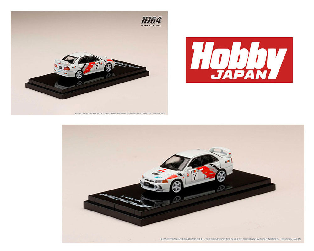 Hobby Japan 1:64 Mitsubishi Lancer GSR Evolution GR Rally Graphic HJ643011A