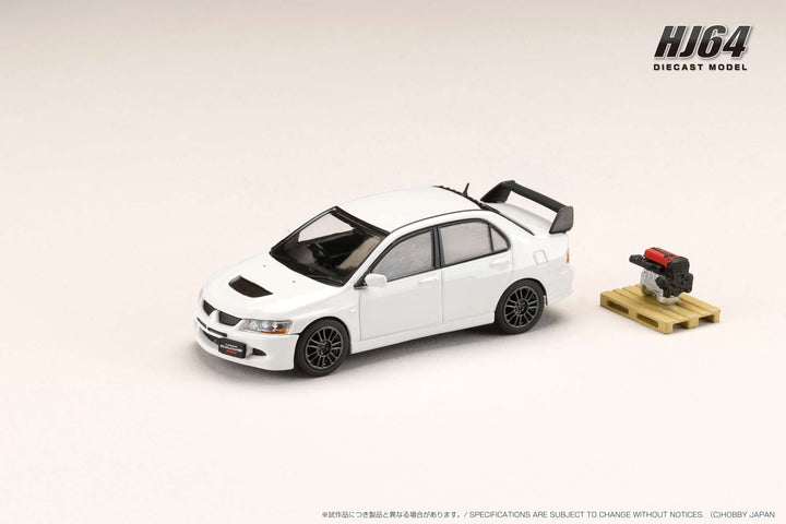 Hobby Japan 1:64 MITSUBISHI LANCER EVOLUTION 8 MR GSR with Engine Display Model (4 Colors)