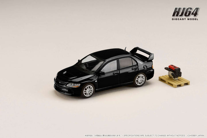 Hobby Japan 1:64 MITSUBISHI LANCER EVOLUTION 9 GSR with Engine Display Model (5 Colors)