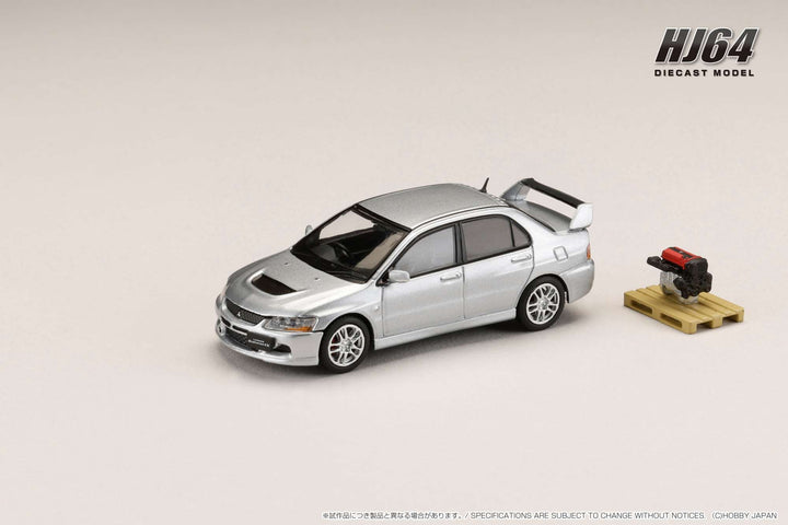 Hobby Japan 1:64 MITSUBISHI LANCER EVOLUTION 9 GSR with Engine Display Model (5 Colors)