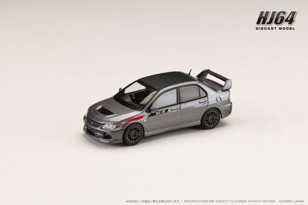 Hobby Japan 1:64 MITSUBISHI LANCER EVOLUTION 9 MR GSR JDM- Gray