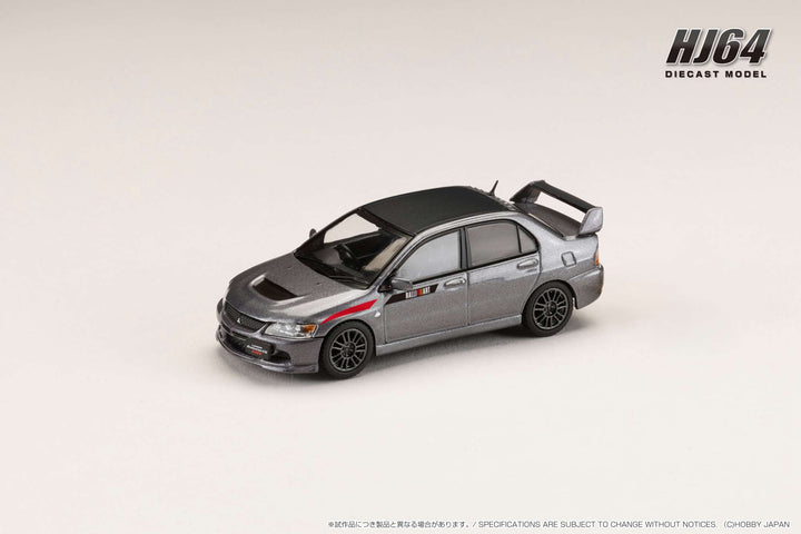 Hobby Japan 1:64 MITSUBISHI LANCER EVOLUTION 9 MR GSR JDM- Gray