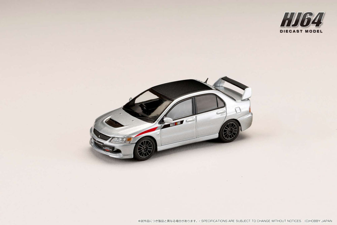 Hobby Japan 1:64 MITSUBISHI LANCER EVOLUTION 9 MR GSR JDM- SILVER METALLIC