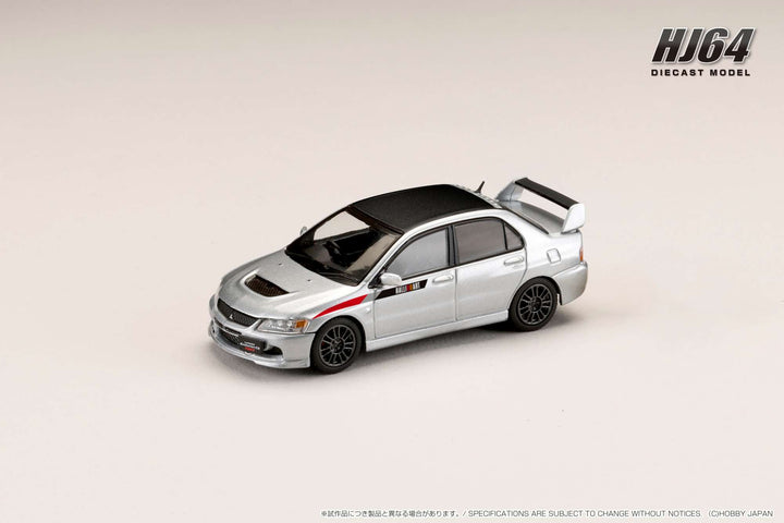 Hobby Japan 1:64 MITSUBISHI LANCER EVOLUTION 9 MR GSR JDM- SILVER METALLIC