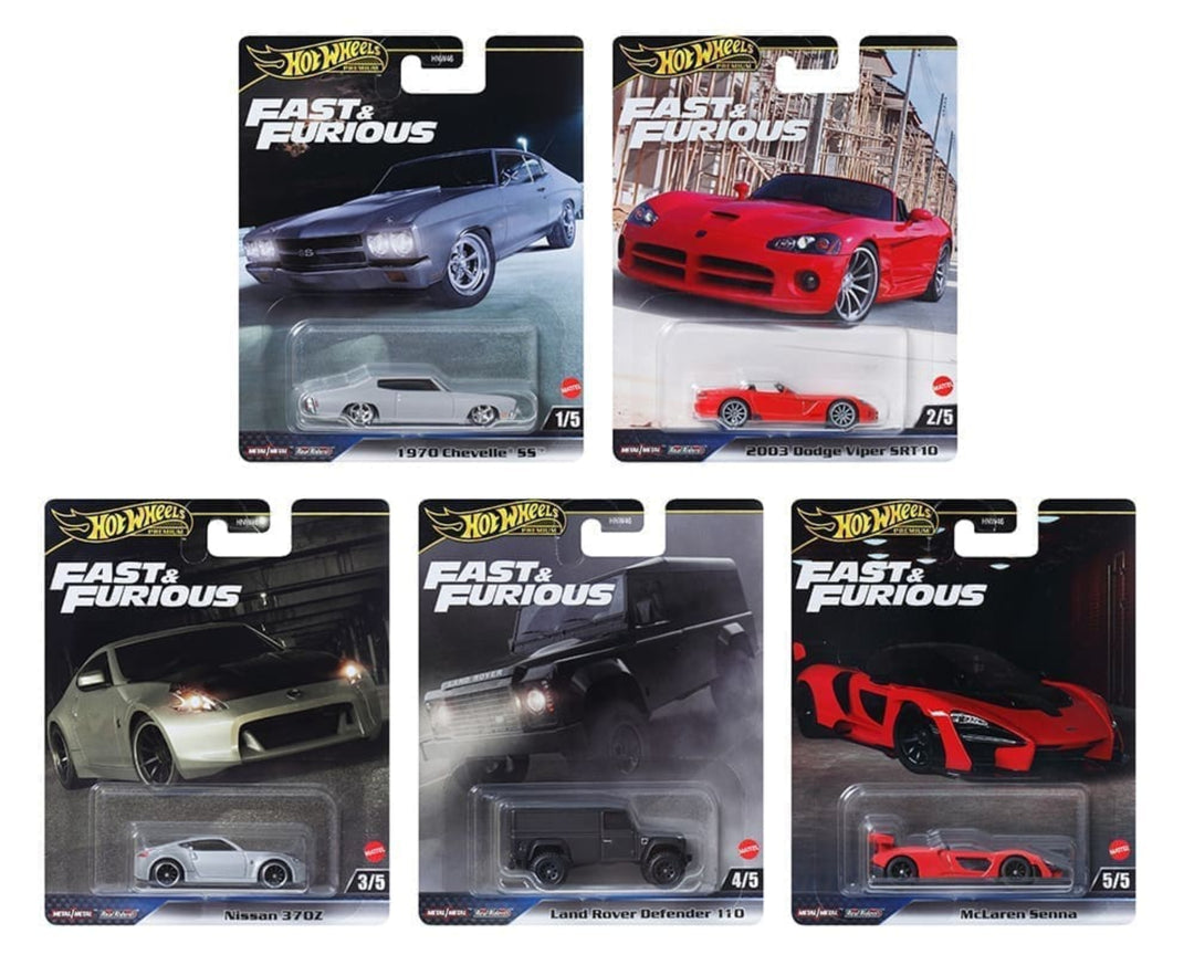 Hot Wheels 1:64 Fast & Furious Premium 2024 J Assortment HNW46-956J