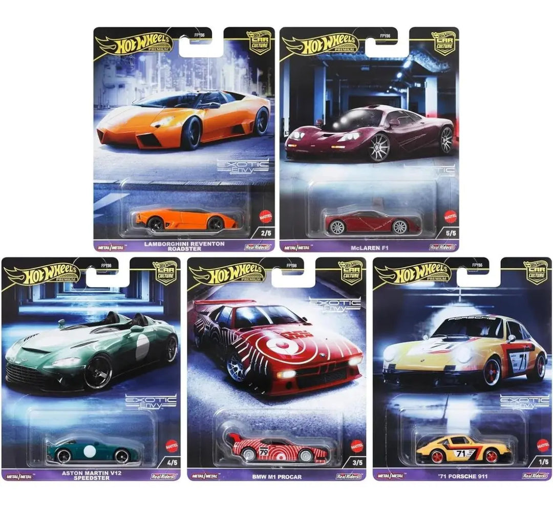 Hot Wheels 1:64 Car Culture 2024 G Case - Exotic Envy Assortment