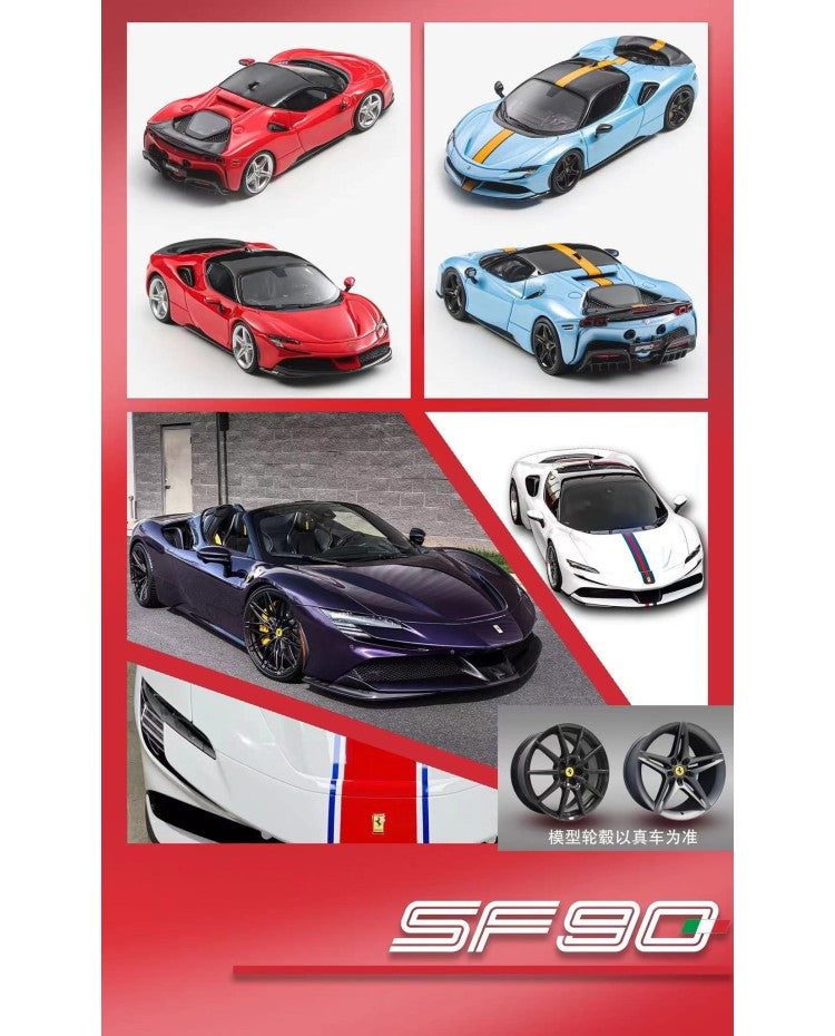 U2 1:64 Ferrari Supercar SF90XX Stradale Coupe (5 Colours)