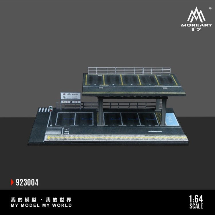 MoreArt 1:64 STEEL STRUCTURE PLATFORM PARKING SCENE D Version MO923004
