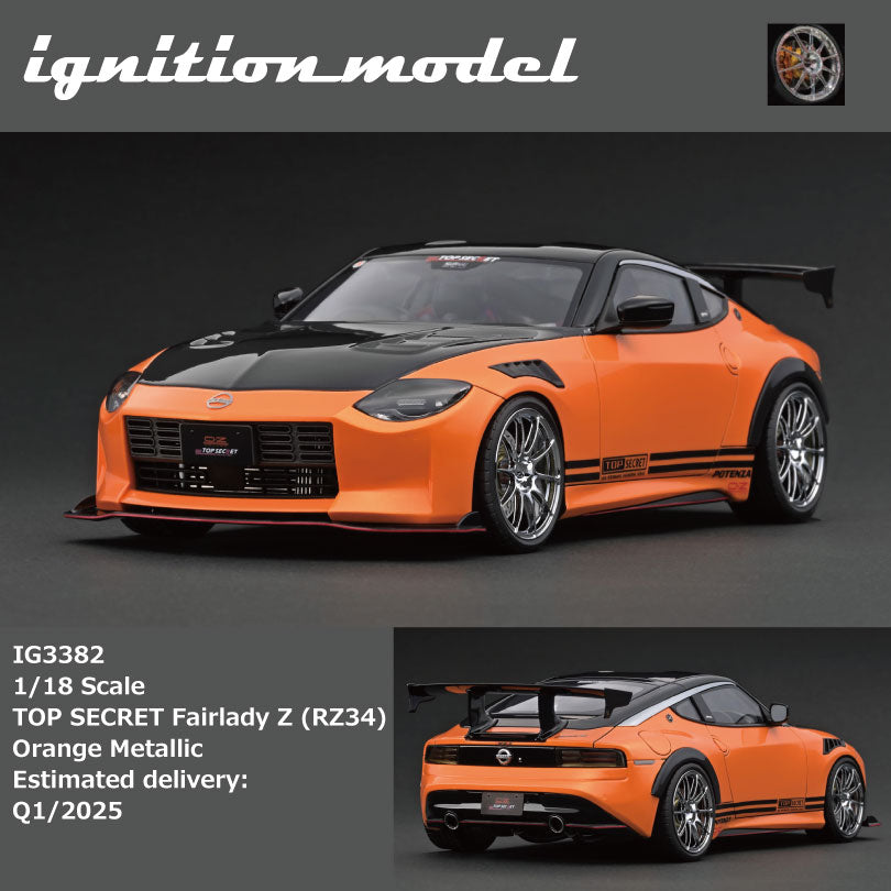 Preorder] Ignition Model 1:18 TOP SECRET Nissan Fairlady Z (RZ34) - O –  Horizon Diecast