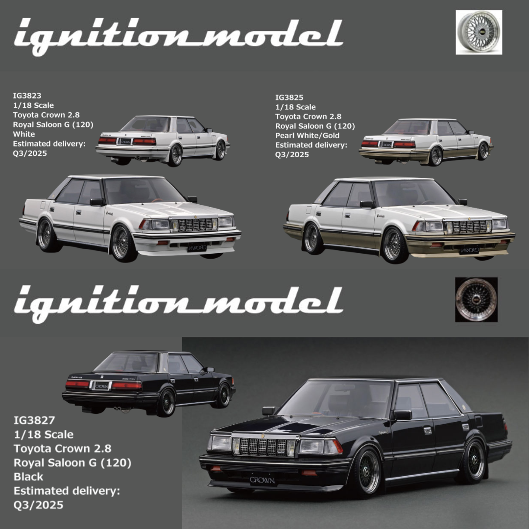 7月予約】イグニッションモデル 1/18 トヨタ クラウン 2.8