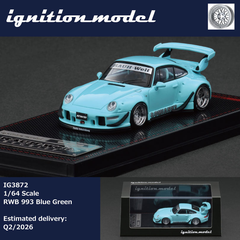 ミニカー Ignition model 1:64 RWB イグニッションモデル ignition model RWB 993 Matte Black 1/64
