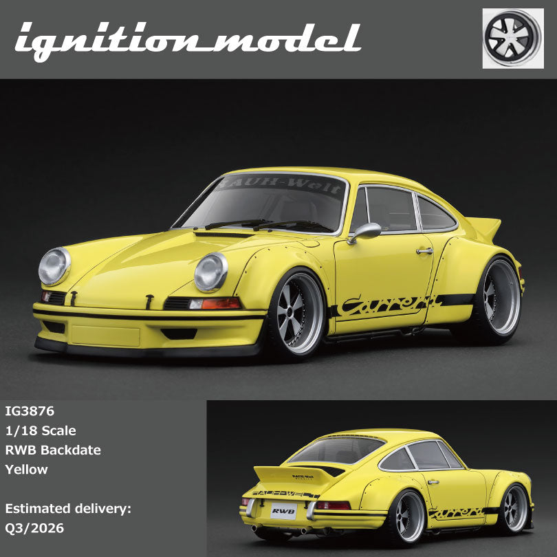 Ignition Model 1:18 RWB Backdate Yellow IG3876 – Horizon Diecast