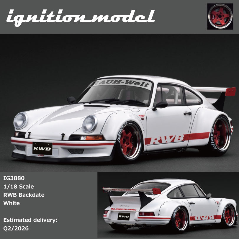 Preorder] Ignition Model 1:18 RWB Backdate White IG3880