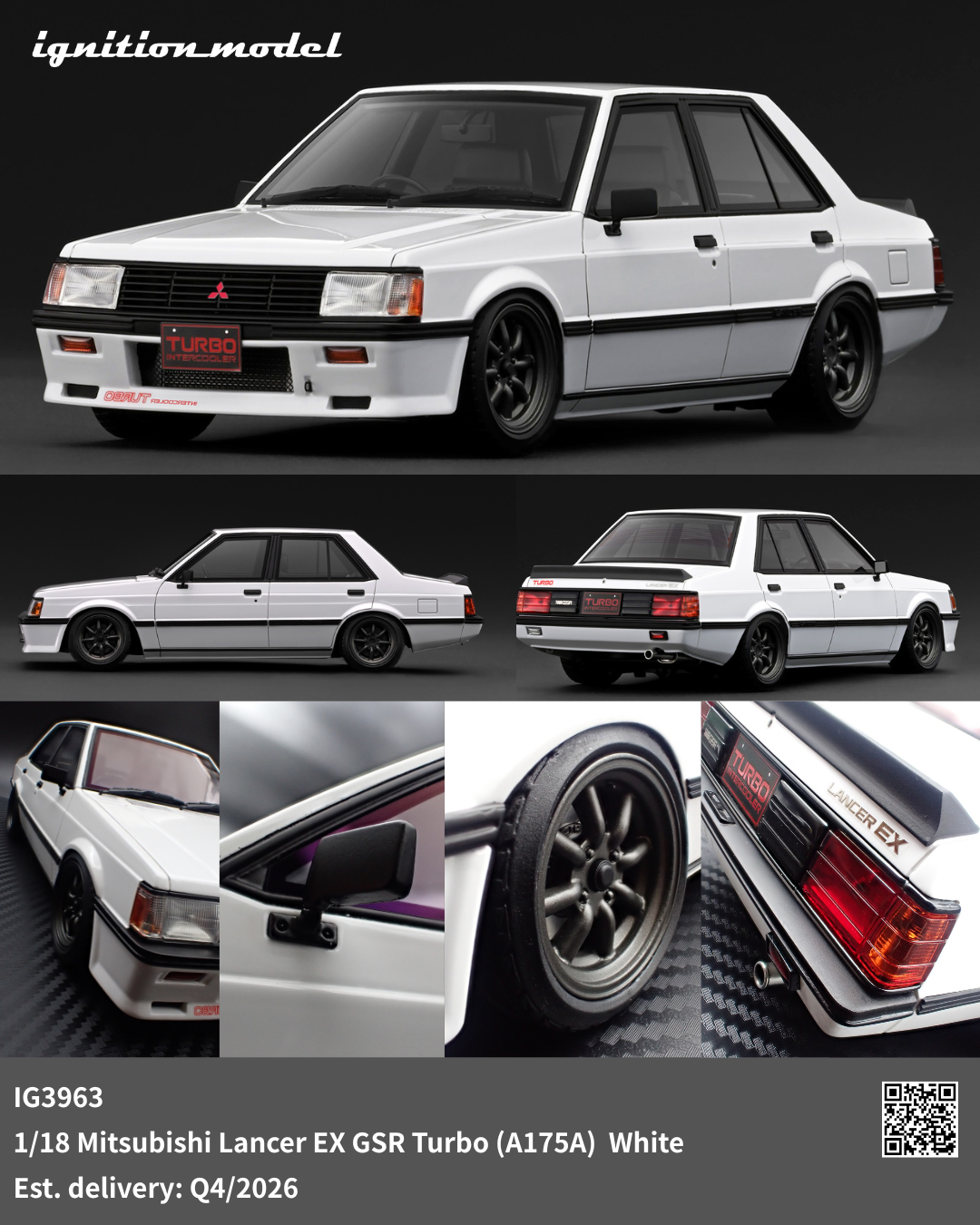 Preorder] Ignition Model 1:18 Mitsubishi Lancer EX GSR Turbo