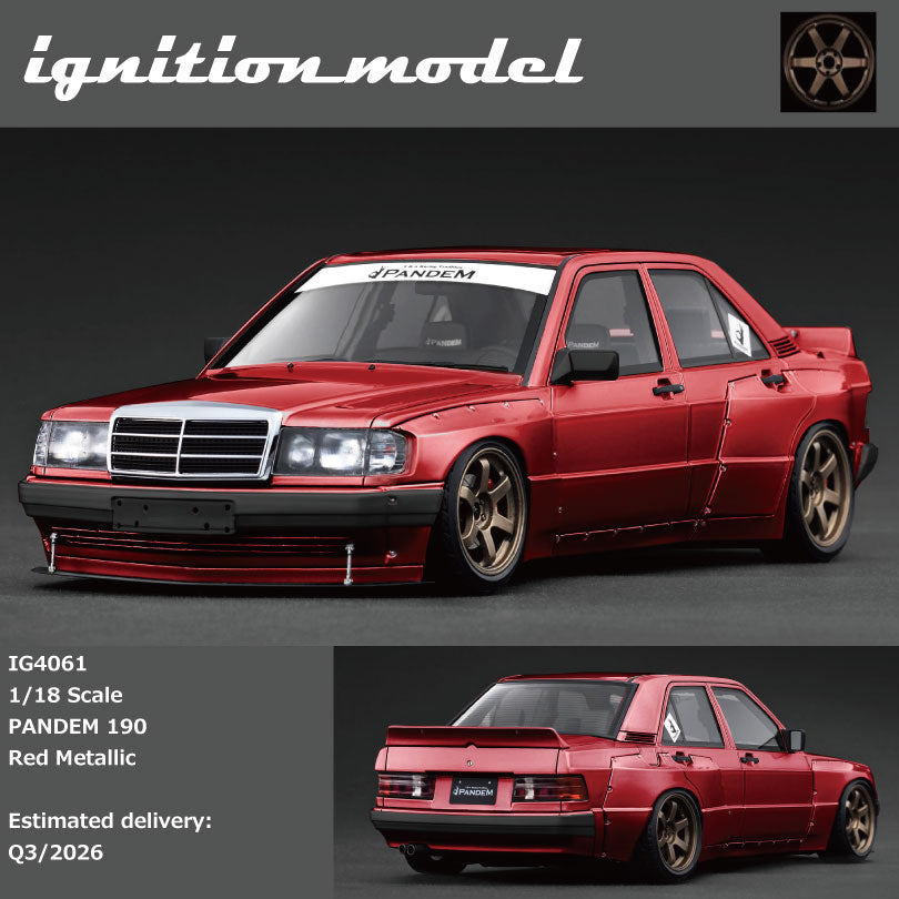 Preorder] Ignition Model 1:18 PANDEM 190 Red Metallic IG4061