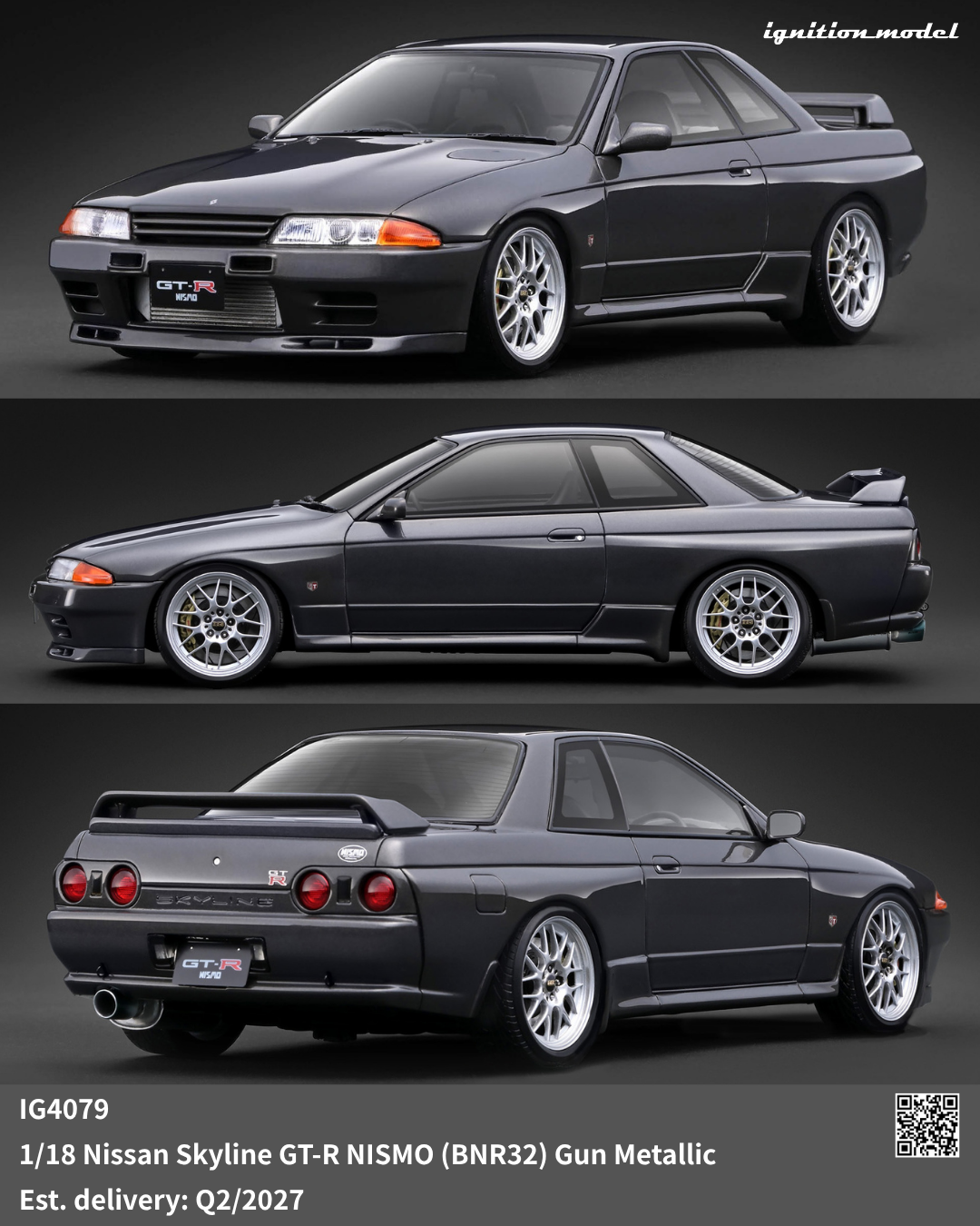 ミニカー ignition model Nissan GT-R NISMO 1/18 Preorder] Ignition Model 1:18 Nissan Skyline GT-R NISMO (BNR32