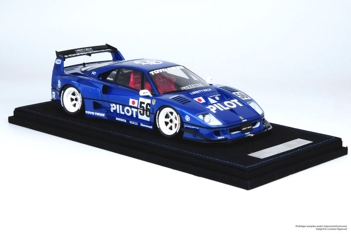 INNO18 1:18 LBWK F40 Blue Tokyo Auto Salon 2024