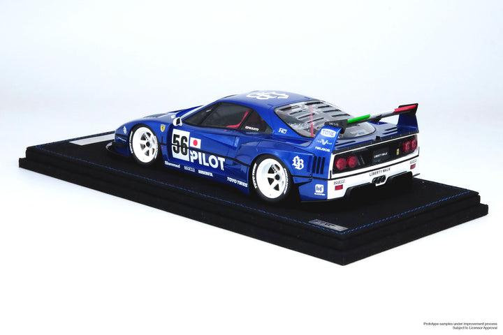 INNO18 1:18 LBWK F40 Blue Tokyo Auto Salon 2024