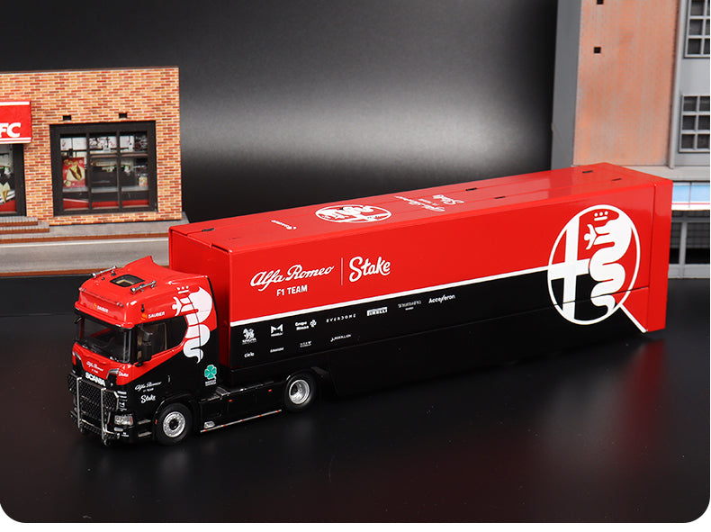 Maxwell 1:64 Scania S730 V8 Gull Wing Transporter- Alfa