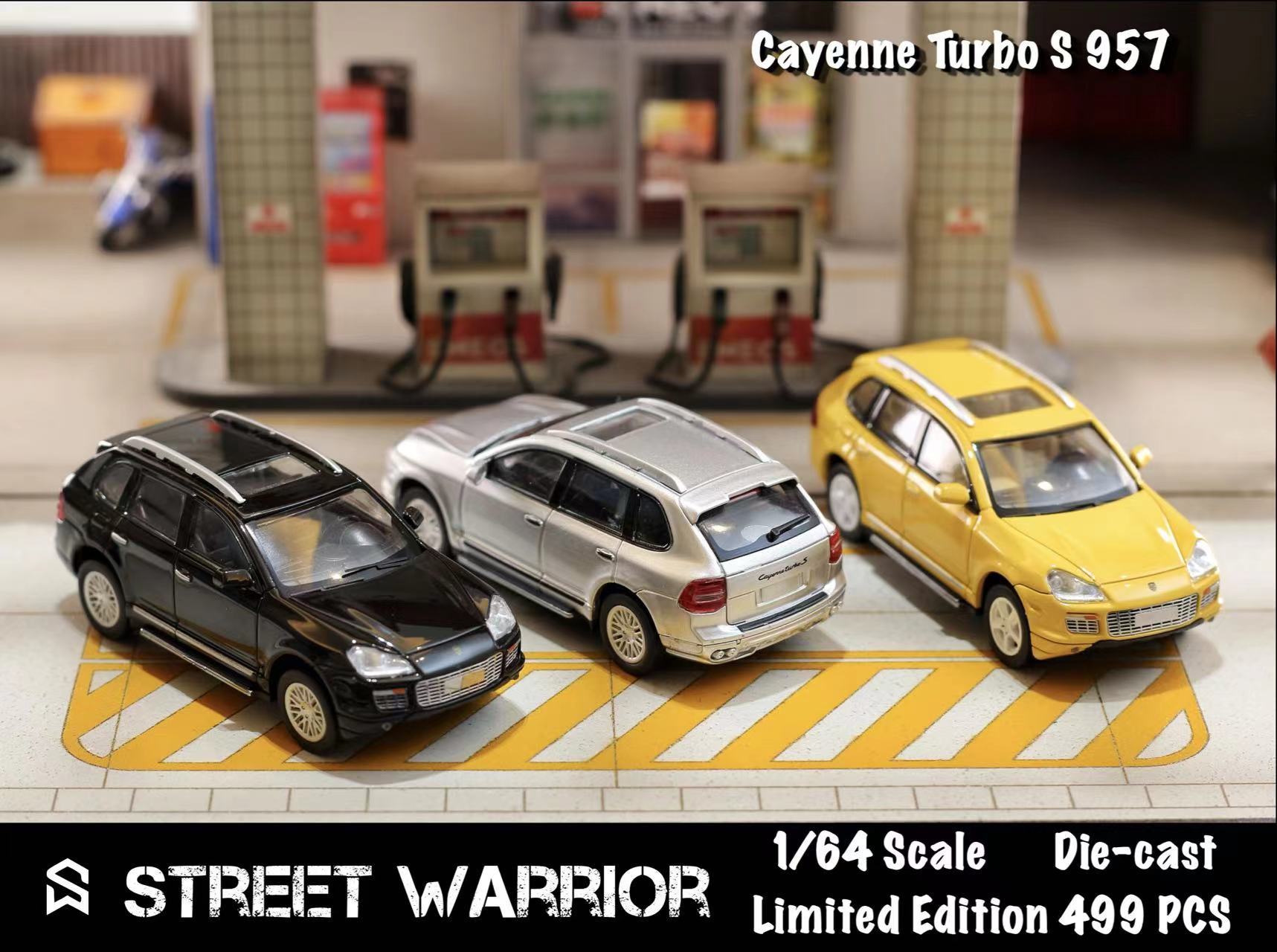 Street Warrior 1:64 Porsche Cayenne Turbo S 957 (3 Colors