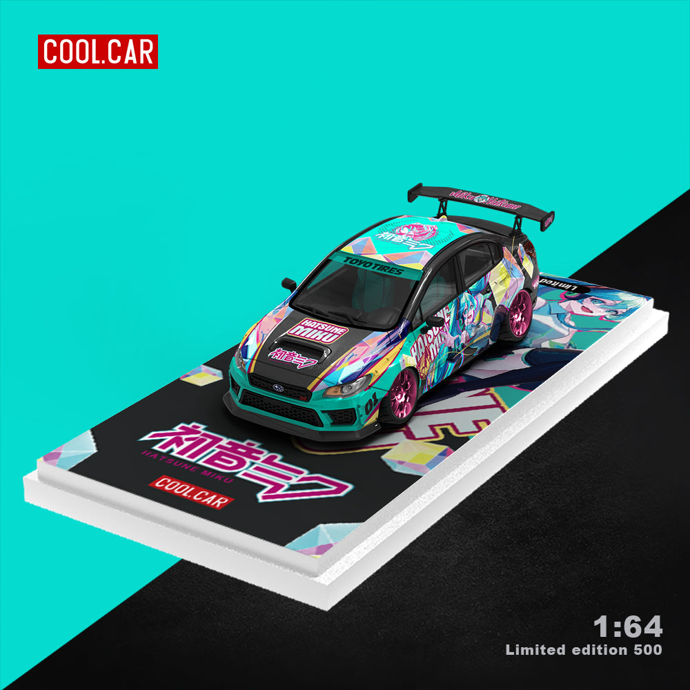 Cool Car 1:64 Subaru WRX-STI Hatsune Miku livery (2 Version