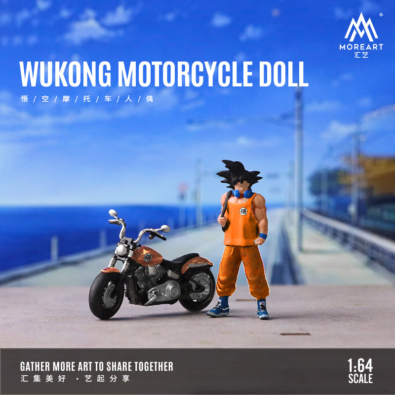 MoreArt 1:64 WUKONG MOTORCYCLE DOLL – Horizon Diecast