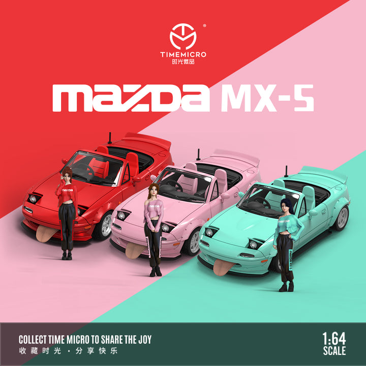 Time Micro 1:64 Mazda MX5 (3 Colors) TM646901/ TM646902/ TM646903