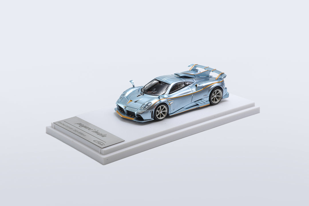 XF Model 1:64 Pagani Imola Blue Silver Gold edge