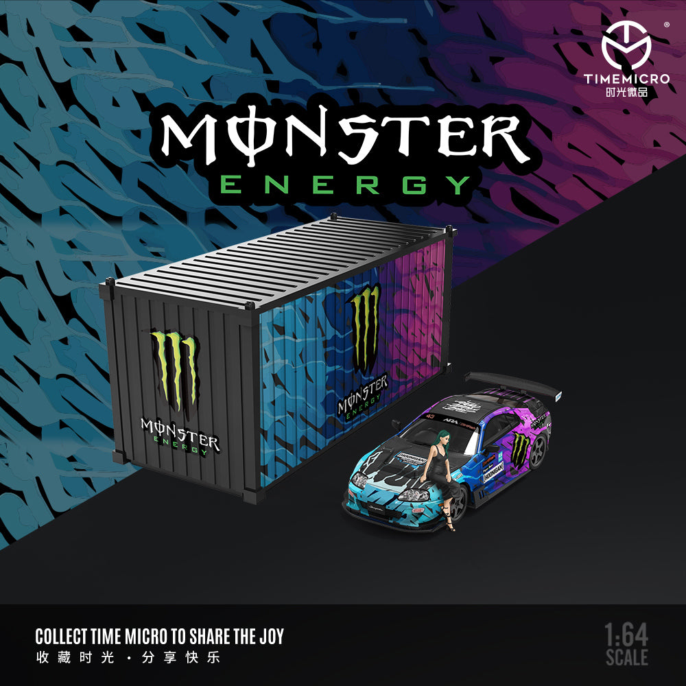 TimeMicro 1:64 Toyota Supra A80Z Monster Energy Livery (2 Versions