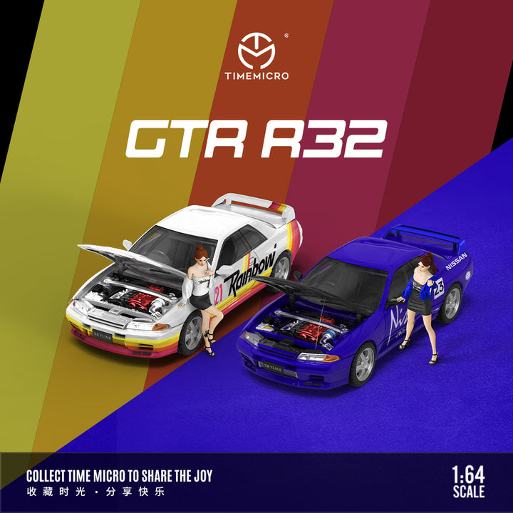 Time Micro 1:64 Nissan GTR R32 Racing livery (4 Versions)