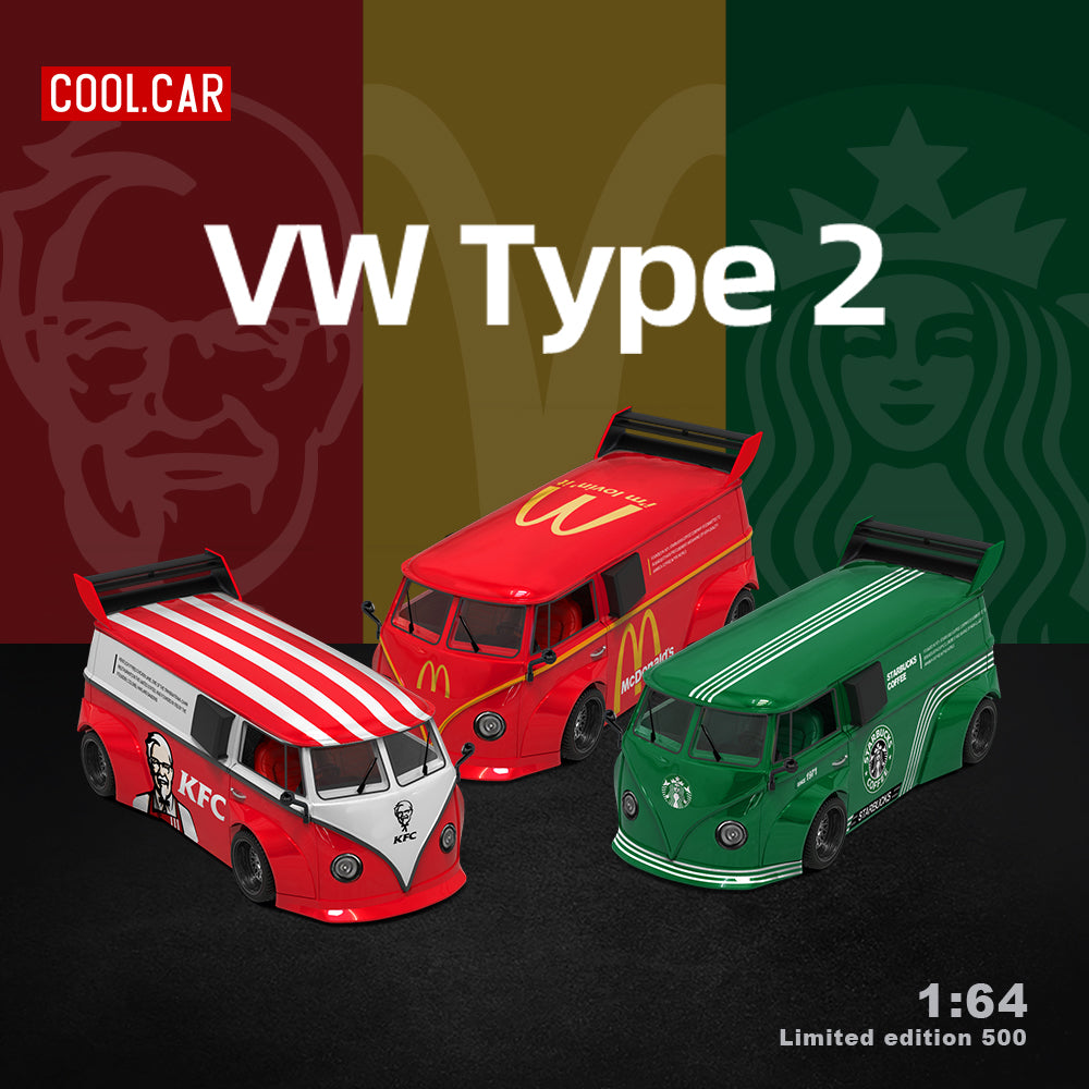 1/64 フォルクスワーゲン VW マクドナルド 1/64 Dealer Edition Volkswagen VW T1 Bus McDelivery McDonald