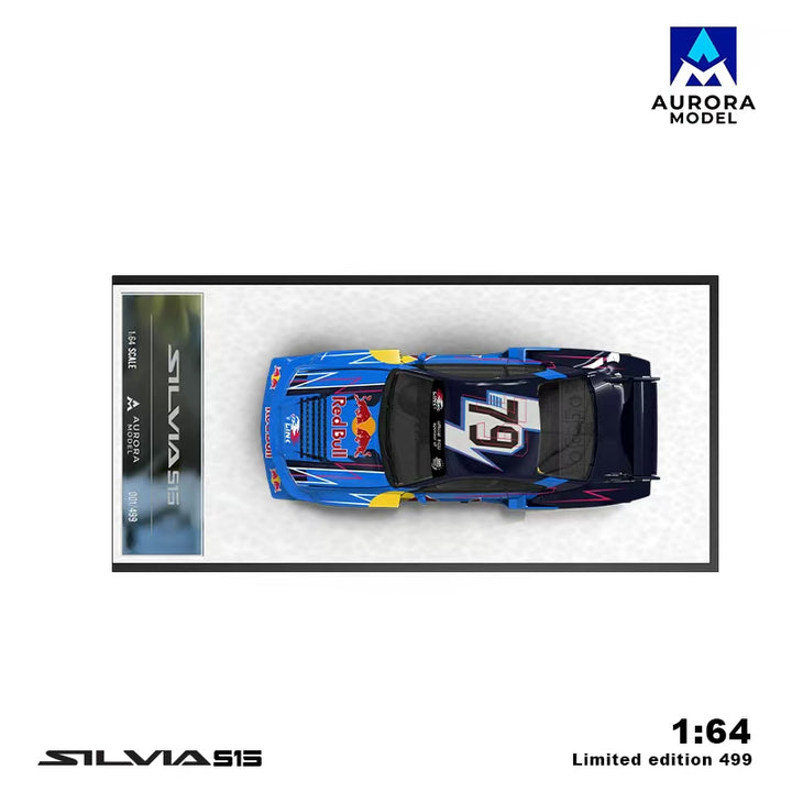 Aurora Model 1:64 Nissan Silvia S15 Red Bull Livery