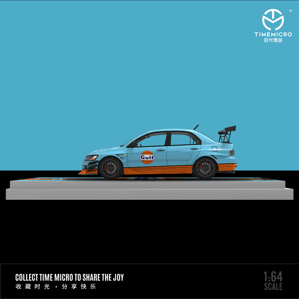 Time Micro 1:64 Mitsubishi Evolution IV Gulf Livery (2 Versions)