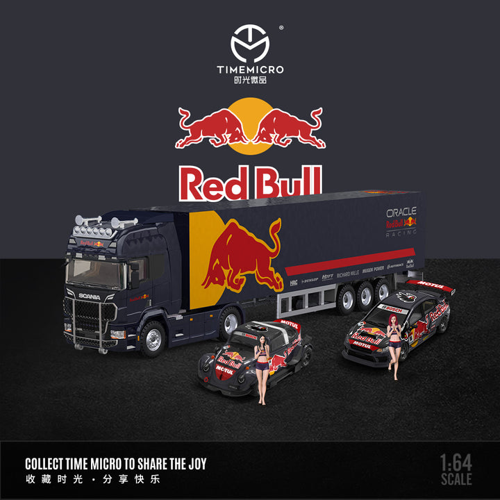 Time Micro 1:64 Red Bull Livery Series (4 Option) TM646226/ TM645430/ TM644018/ TM644018-T