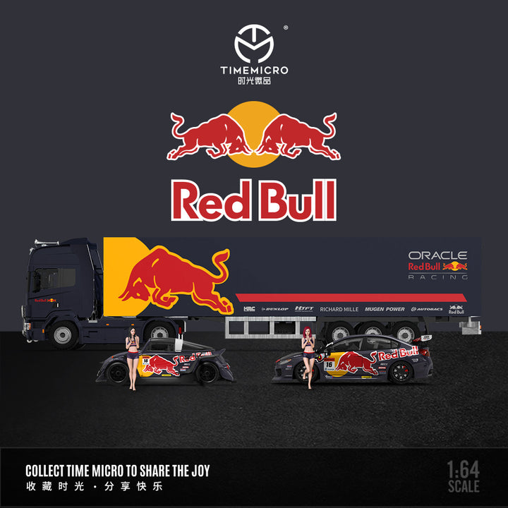 Time Micro 1:64 Red Bull Livery Series (4 Option) TM646226/ TM645430/ TM644018/ TM644018-T