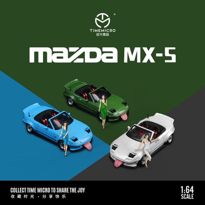 Time Micro 1:64 Mazda MX5 (3 Colors) TM646904 / TM646905 / TM646906