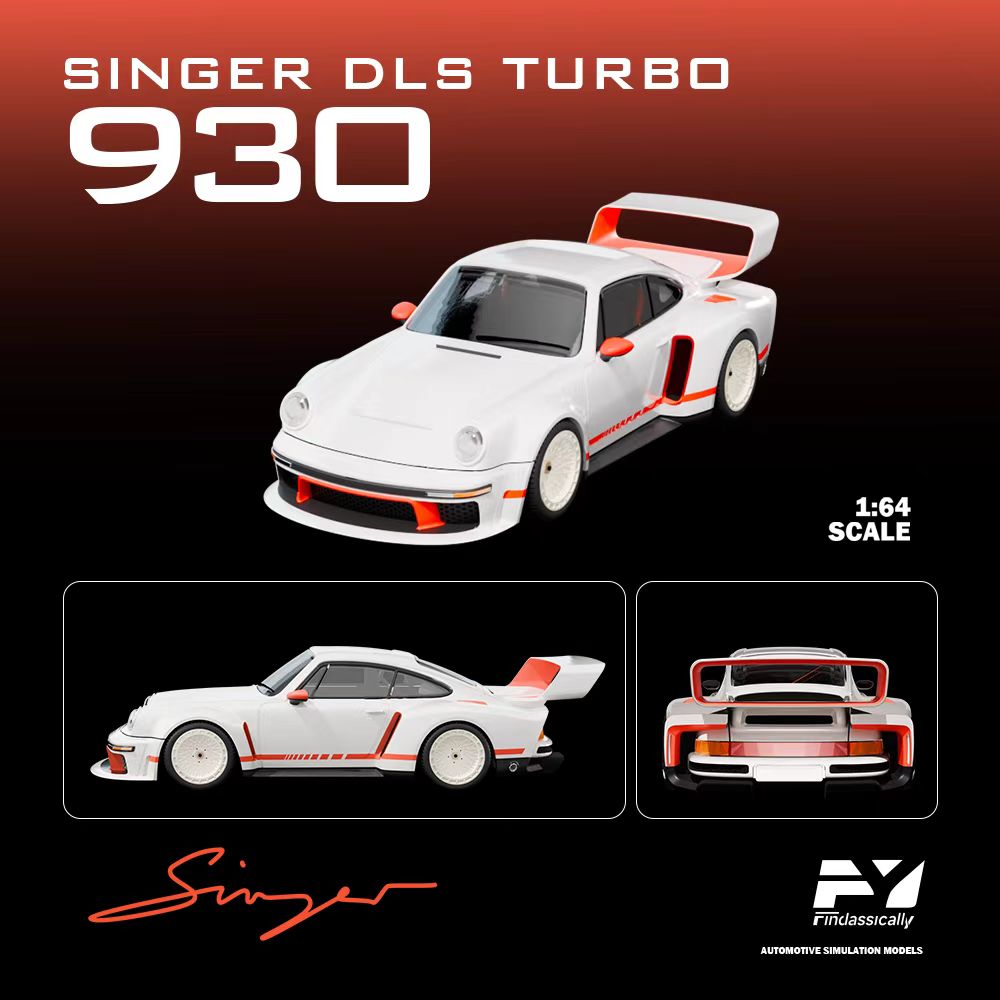 Finclassically 1:64 Singer DLS Turbo Pearl White – Horizon